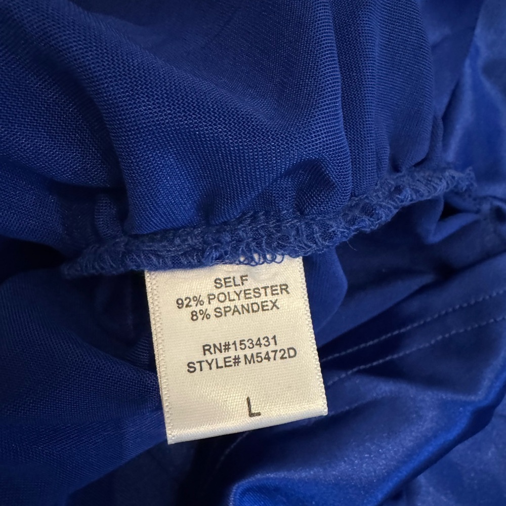 Fashion Nova Royal Blue Long Sleeve Dress - Picture 5 of 6